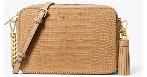 michael kors crocodile crossbody